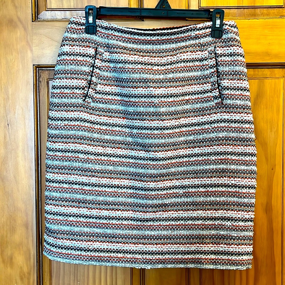 Vintage Halogen Women's Size 6 Tweed Straight Pencil Skirt